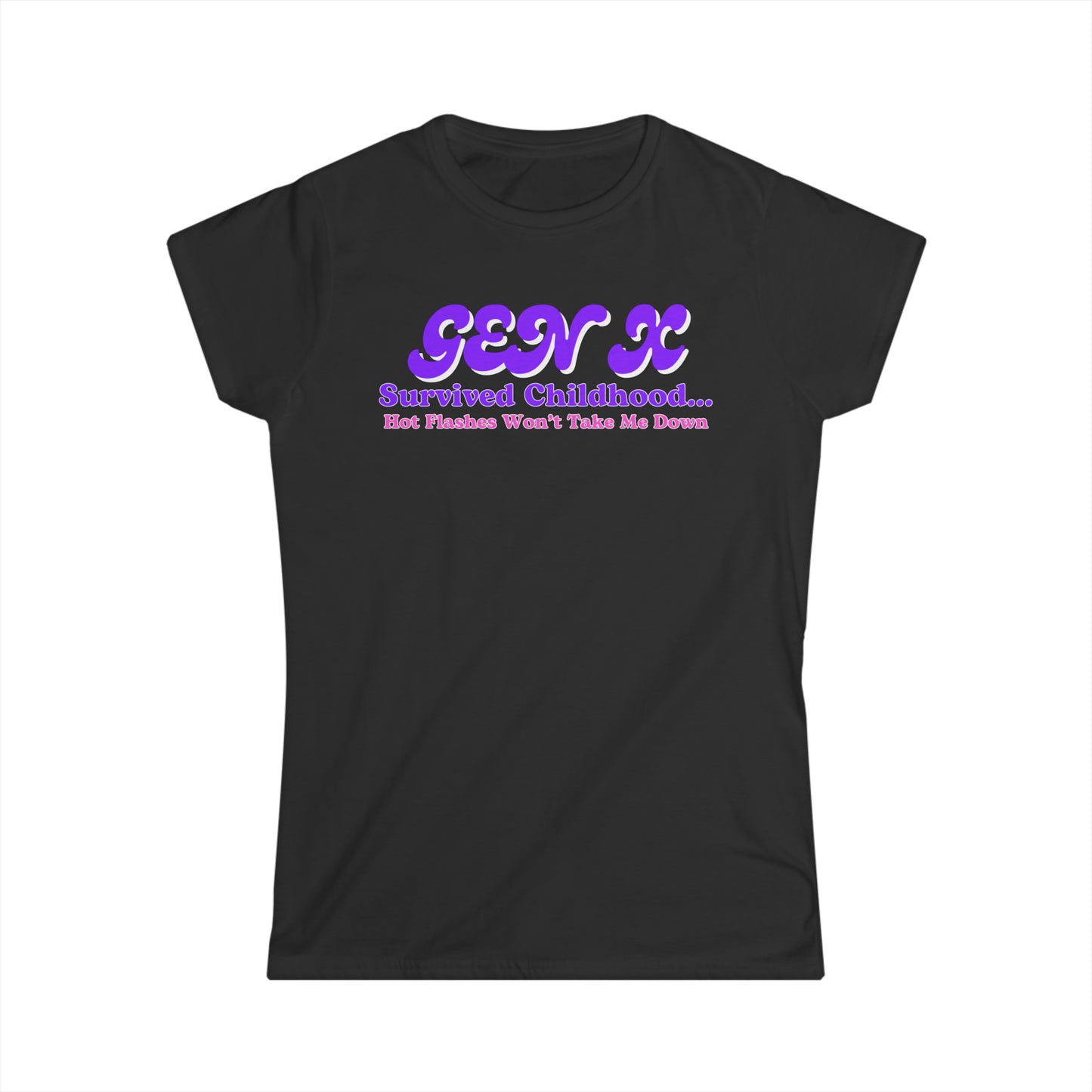 Survived Childhood DarkTee - Fitted Tee