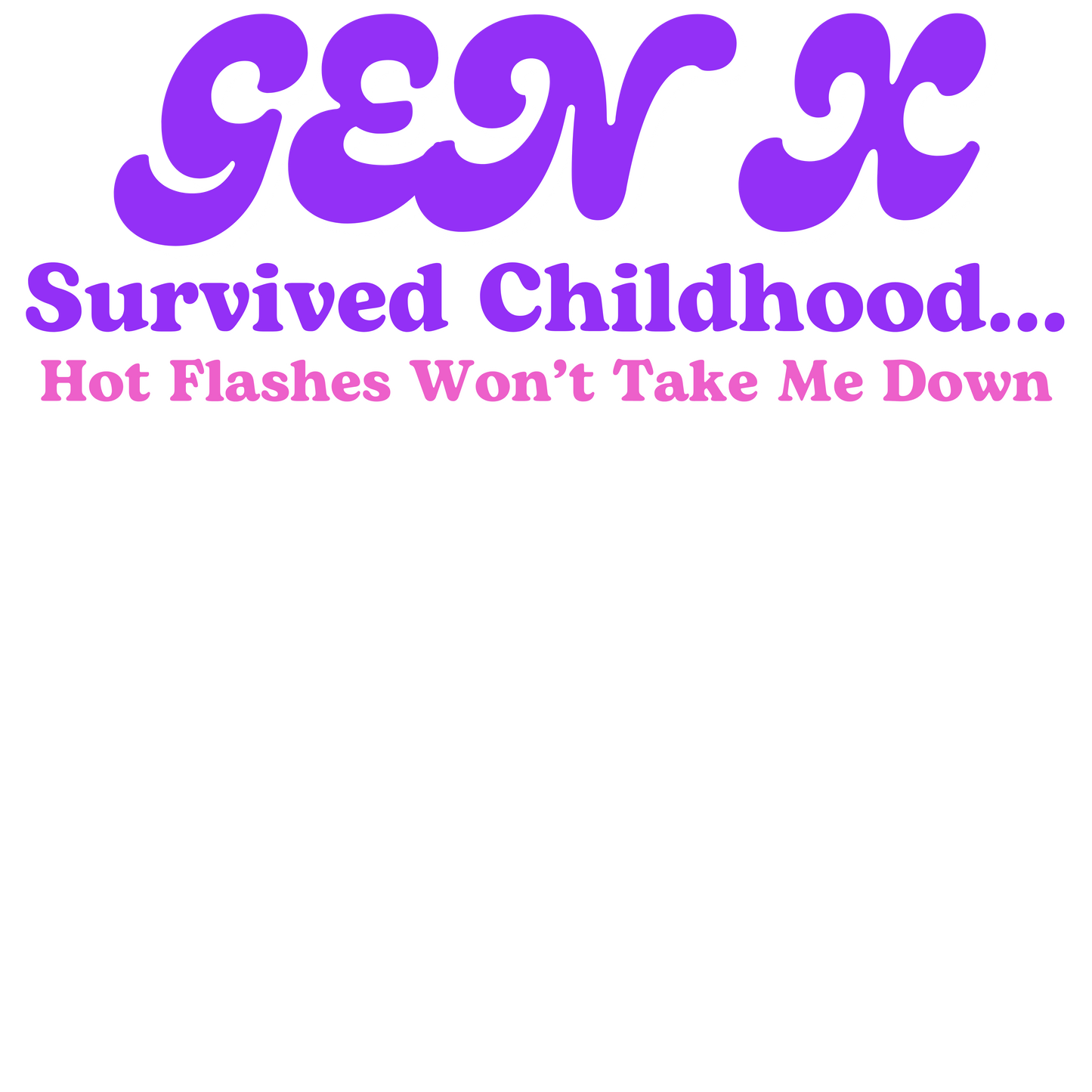 Survived Childhood DarkTee - Fitted Tee