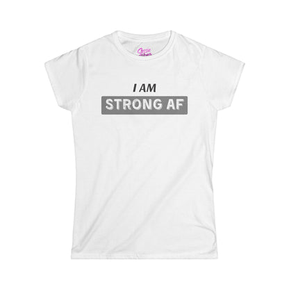 I am Strong AF (BP) - Fitted Tee