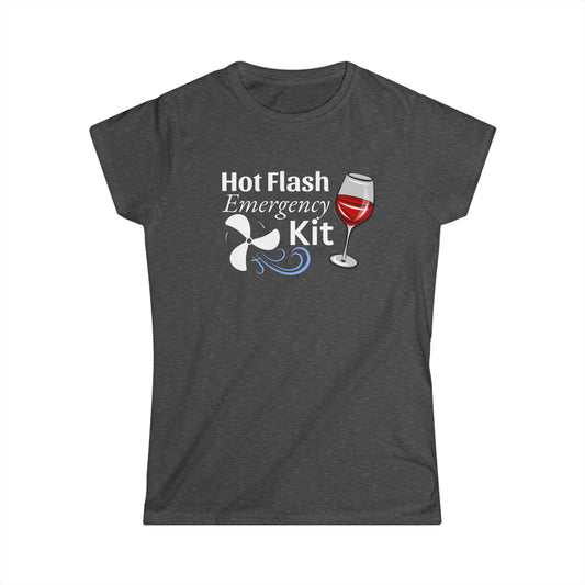 -Hot Flash Emergency Kit- Fitted Tee