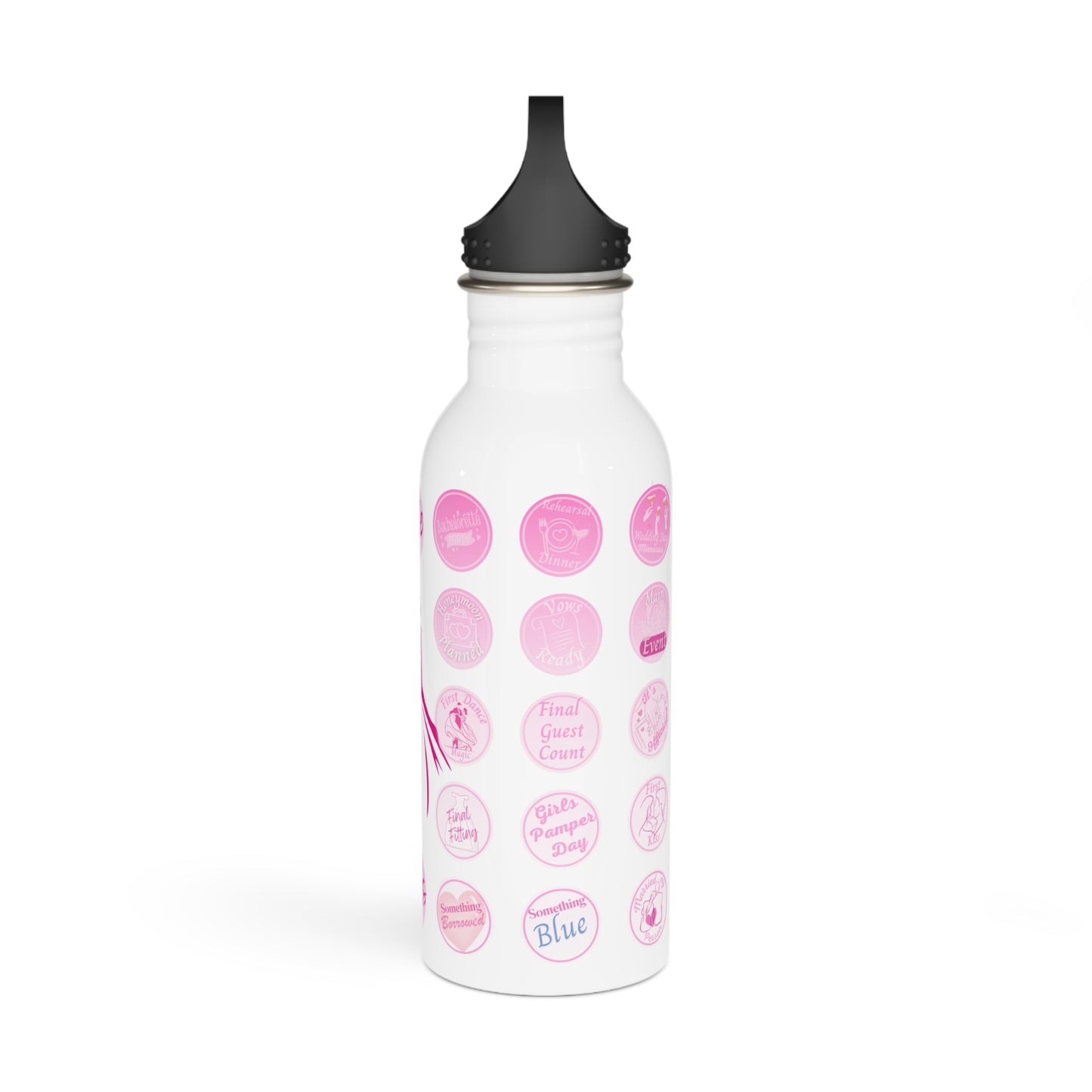 Bride Vibes Sip & Stick Water Bottle