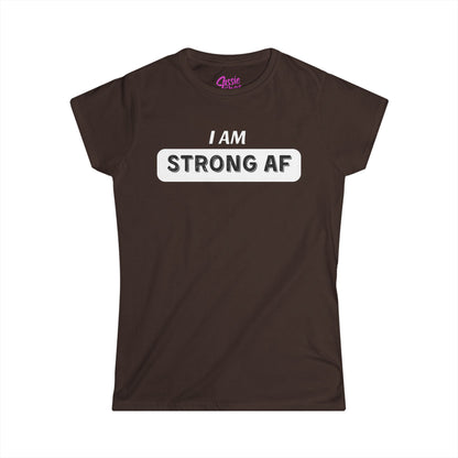 I am Strong AF (WL) - Fitted Tee