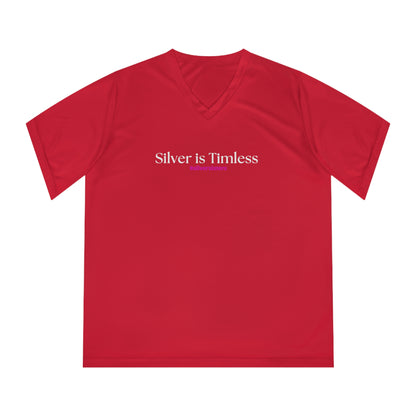 Just Chillin' V-Necks - Silver is Timeless