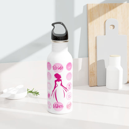 Bride Vibes Sip & Stick Water Bottle