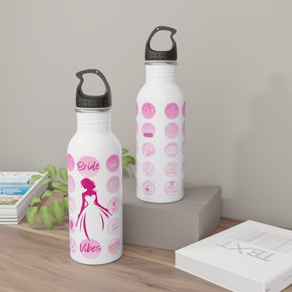 Bride Vibes Sip & Stick Water Bottle