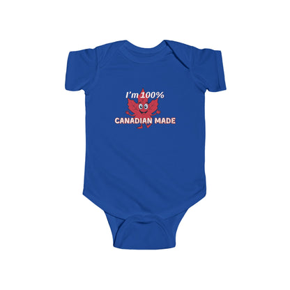 100% Canadian Made Infant Bodysuit
