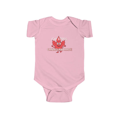 100% Canadian Made Infant Bodysuit