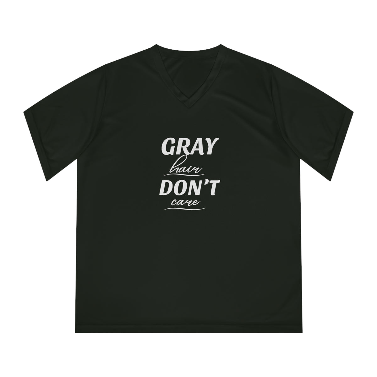 Just Chillin' V-Necks - Gray Hair -Don't Care