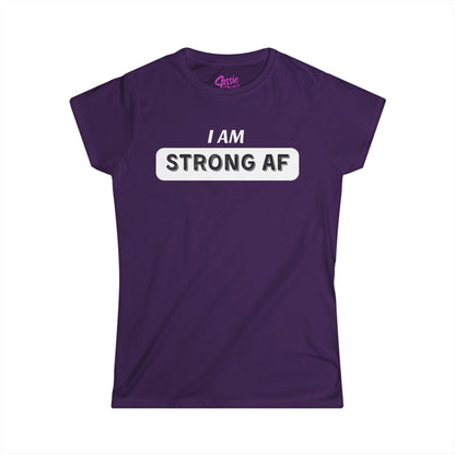 I am Strong AF (WL) - Fitted Tee