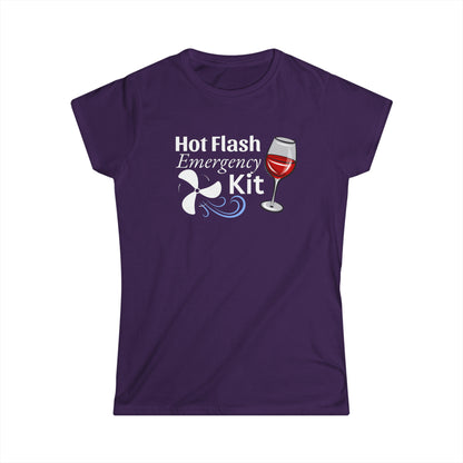 -Hot Flash Emergency Kit- Fitted Tee