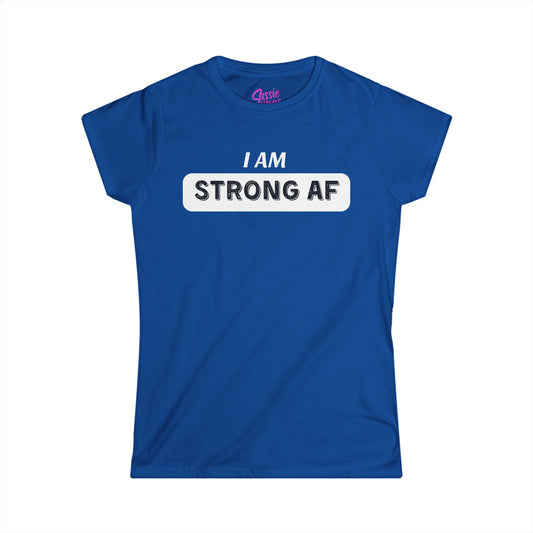 I am Strong AF (WL) - Fitted Tee