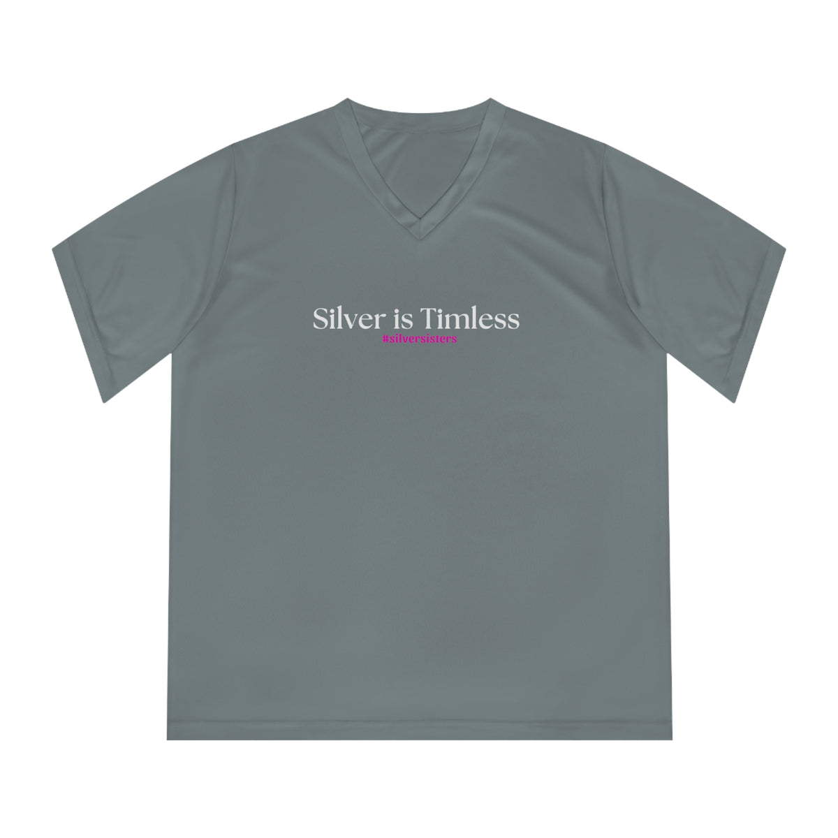 Just Chillin' V-Necks - Silver is Timeless