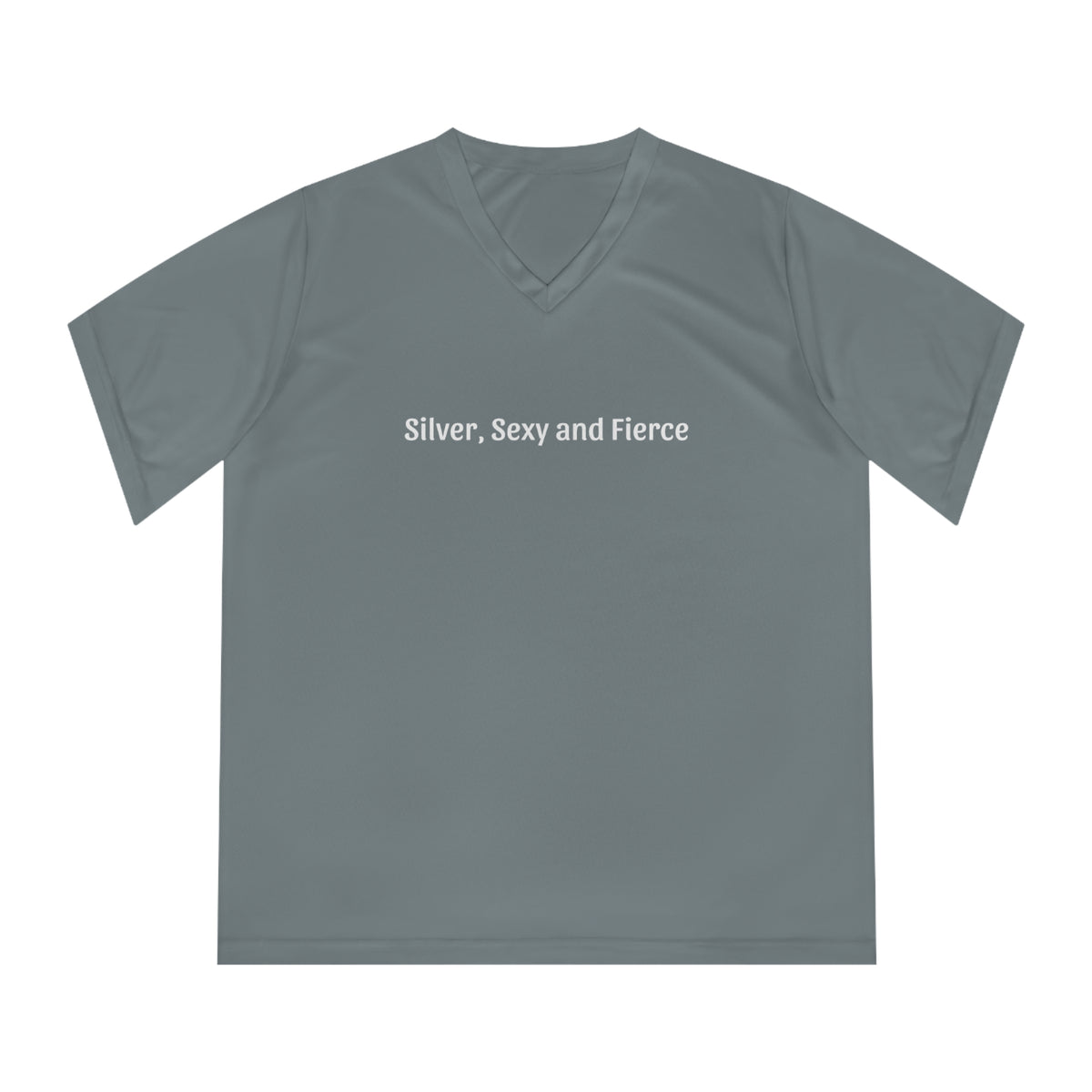 Just Chillin' V-Necks - Silver, Sexy and Fierce