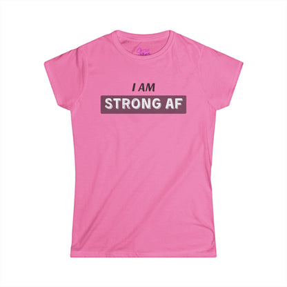 I am Strong AF (BP) - Fitted Tee