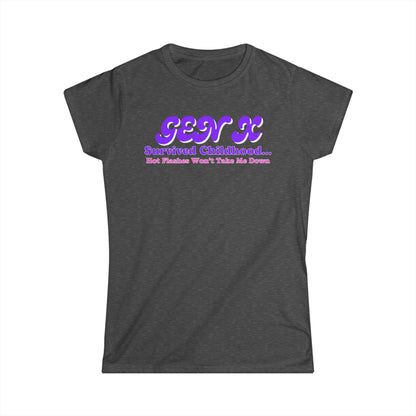 Survived Childhood  DarkTee - Fitted Tee