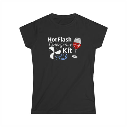 -Hot Flash Emergency Kit- Fitted Tee