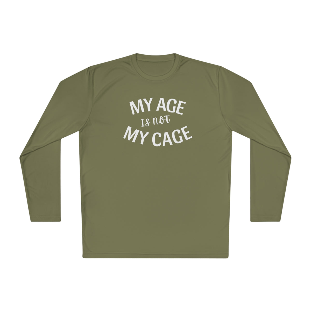 My Age Is Not My Cage (WL) - Hotflash Hero Long Sleeved Shirt