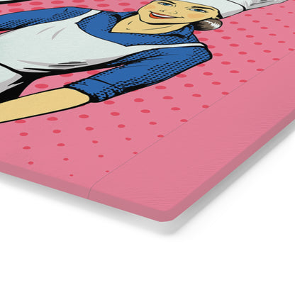 I am Hold a Knife Cutting Board